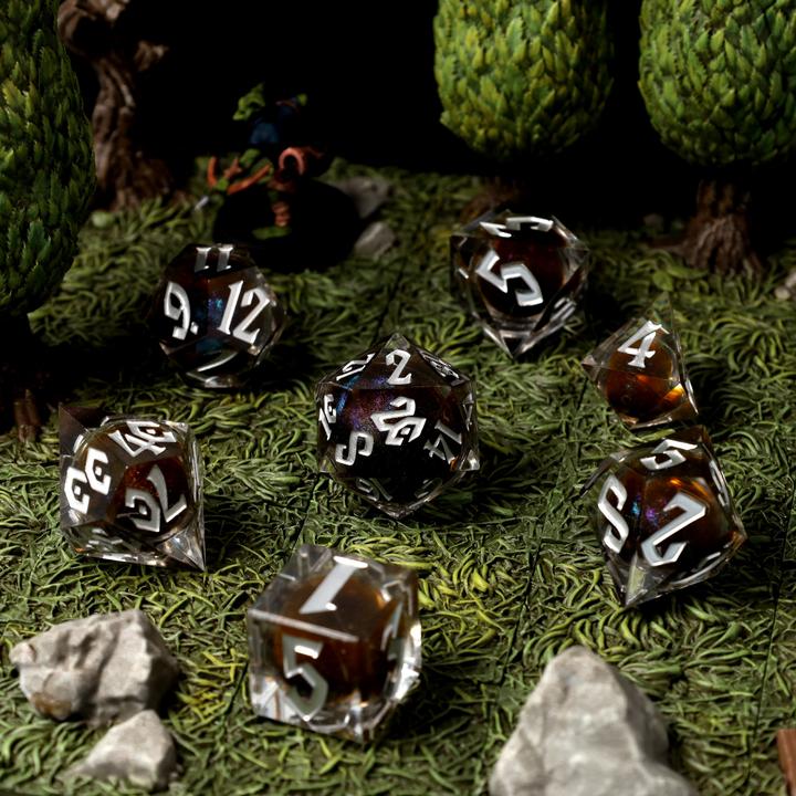Produktbild Glass Staff Phantasm Fluxcore RPG Dice Set