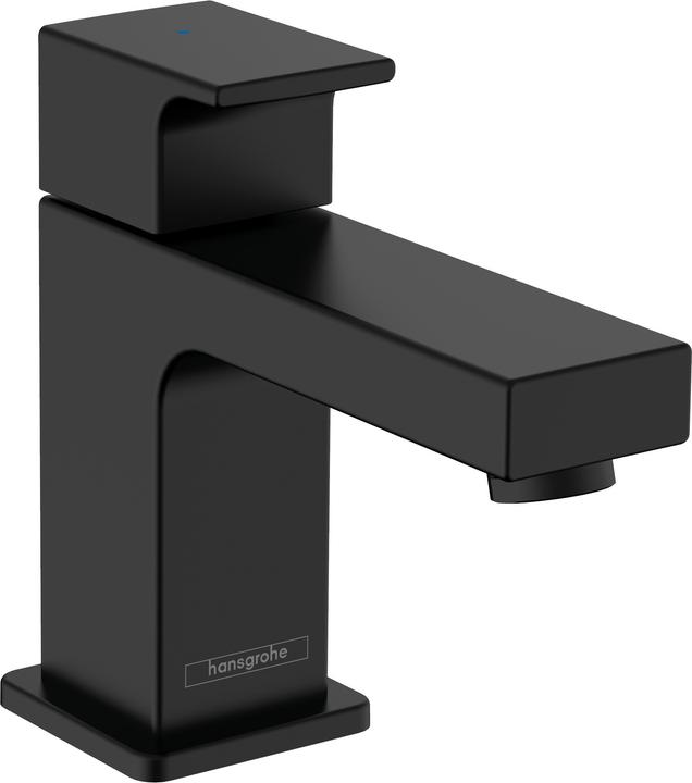 Actual product image hansgrohe HG pillar tap VERNIS Shape 70 without pop-up waste matt black