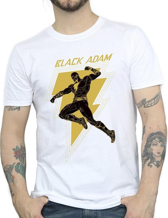 Produktbild Black Adam Golden Bolt Brust TShirt (XXL)