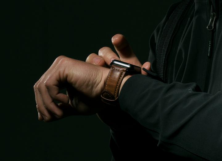 Productafbeelding Nomad Traditionele riem (44 mm, Leer)