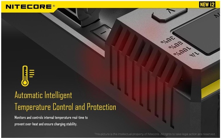 Immagine prodotto Nitecore Nuovo i2 (1 pz., C, D, AAAA, AAA, AA, Caricabatterie senza batteria)