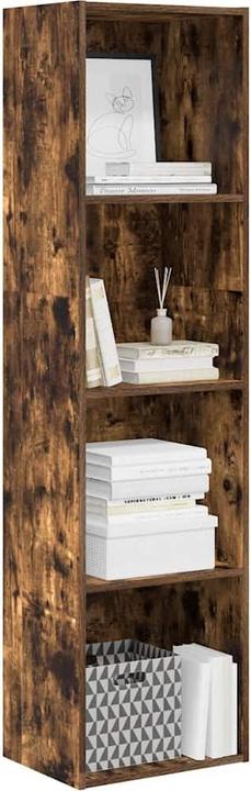 Immagine prodotto vidaXL Bücherregal Regal Standregal Büroregal Aufbewahrungsregal Räuchereiche (30 x 40 x 152 cm)