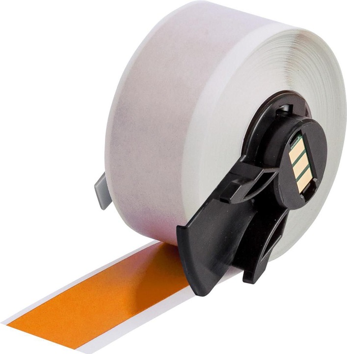 Image du produit Brady M6C-1000-595-OR, ruban vinyle haute performance, orange, brillant, 25.40 mm x 15.24 m, permanent, E
