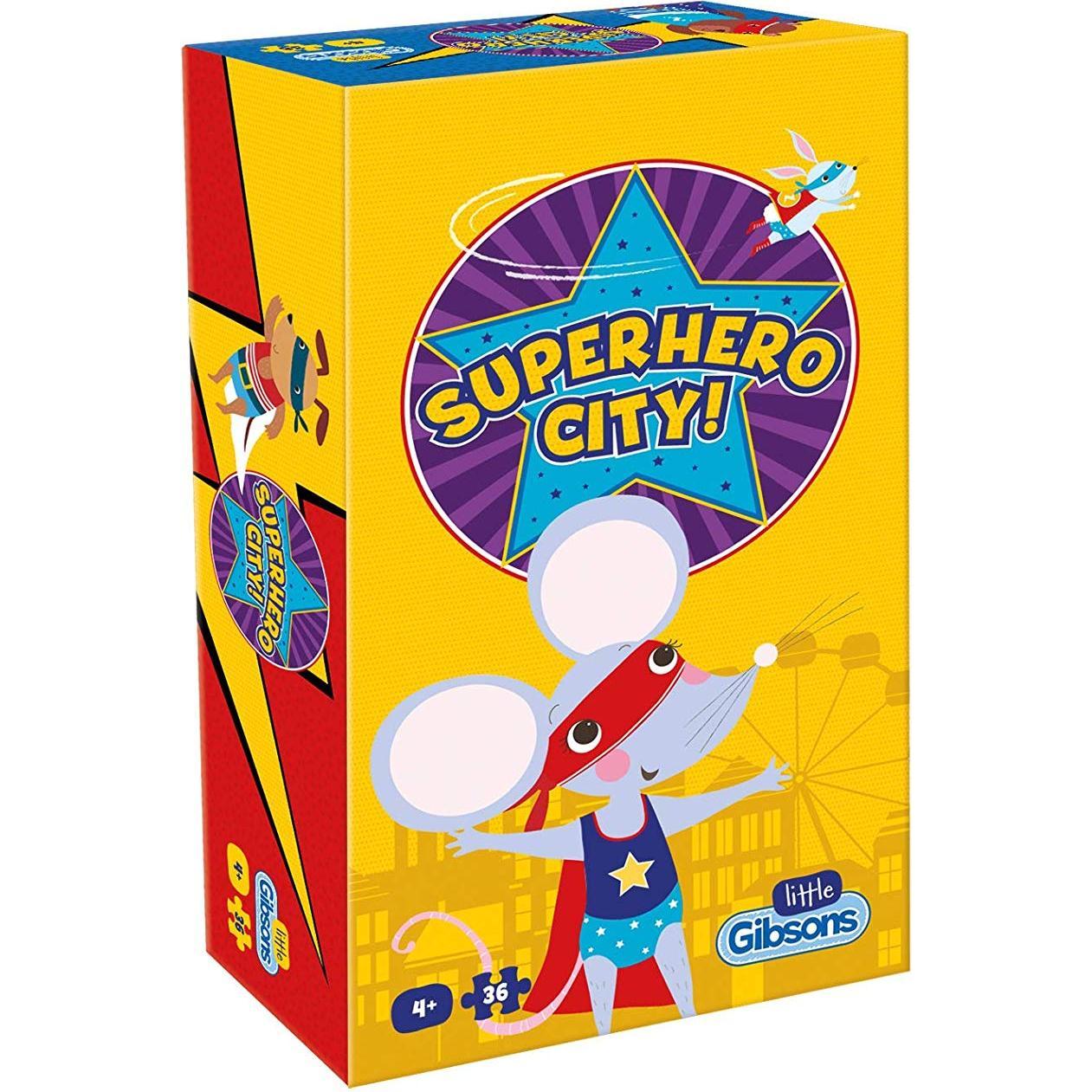Gibsons Kinderpuzzle Superheldenstadt! 36 Stück (36 Teile)