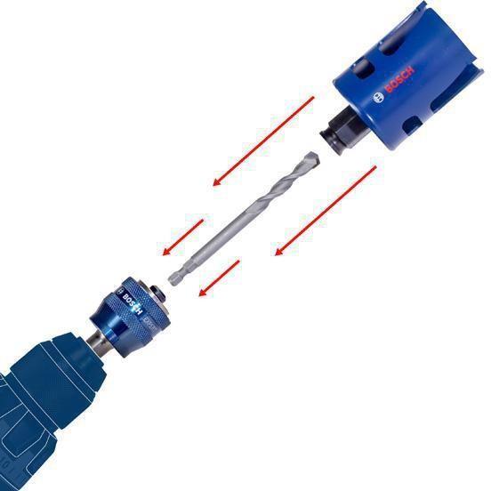 Produktbild Bosch Professional Zubehör PRO Multi Material PC Plus Lochsägen-Set, 9-tlg. (19, 25, 30, 35, 40, 68 Millimeter)