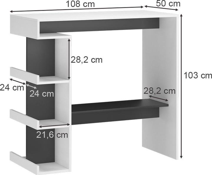 Produktbild Vicco Dana (108 x 50 x 103 cm)