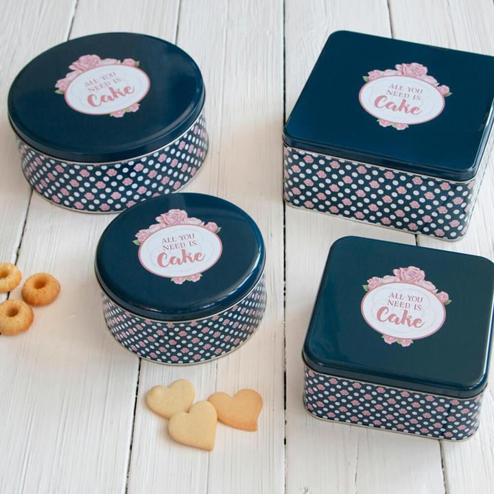 Immagine prodotto Städter Teglia per pasticceria All You Need Is Cake Tinplate rotonda colorata 16,5 cm (1.70 l)