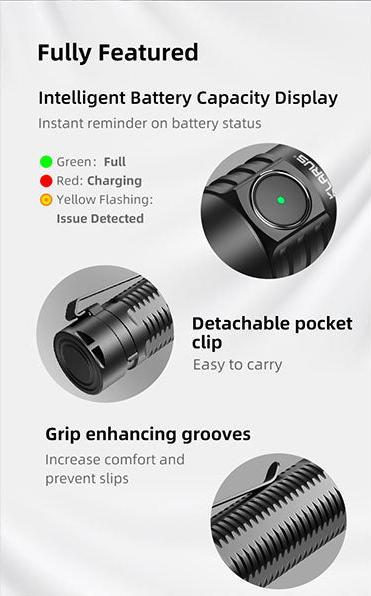 Produktbild Klarus G15 V2, LED Taschenlampe 4200 Lumen (inkl. Akku) (12 cm, 4200 lm)