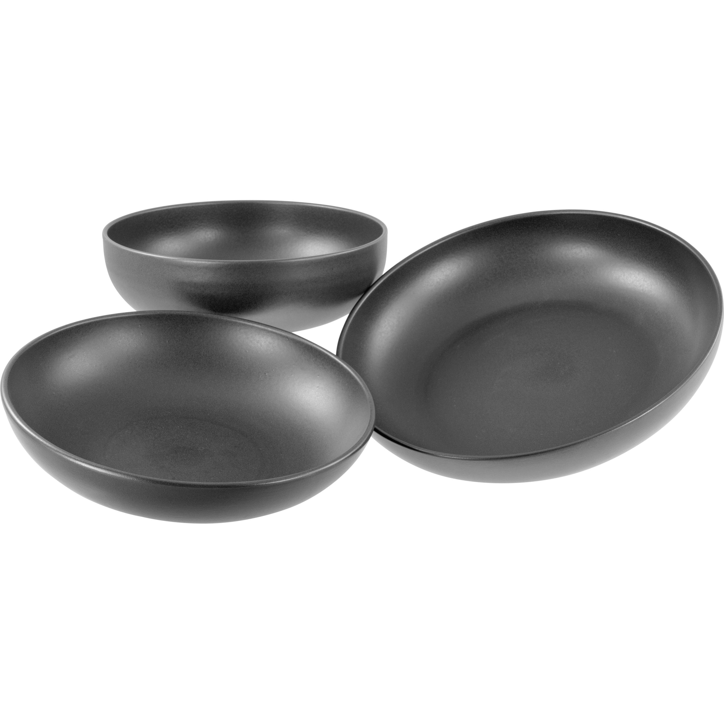 CreaTable Uno, Schüssel + Schale, Schwarz