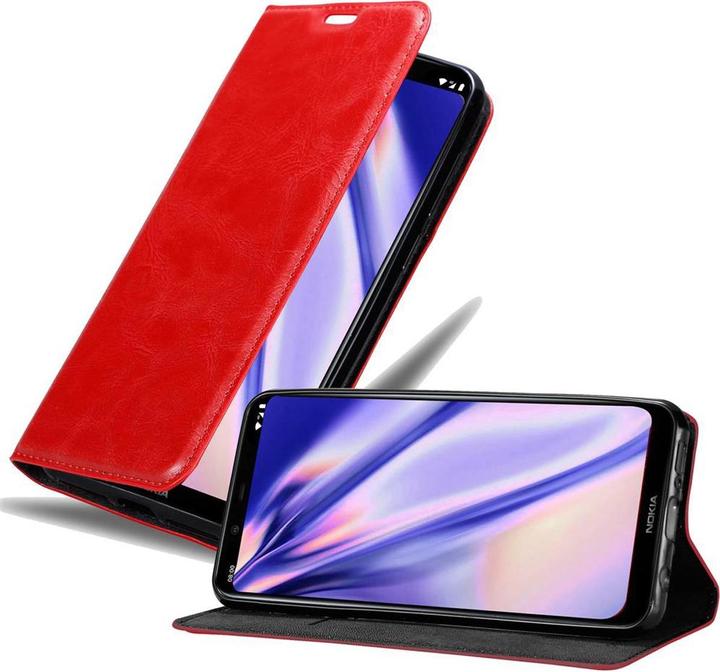 Actual product image Cadorabo Book Invisible Magnet Cover (Nokia 8.1)