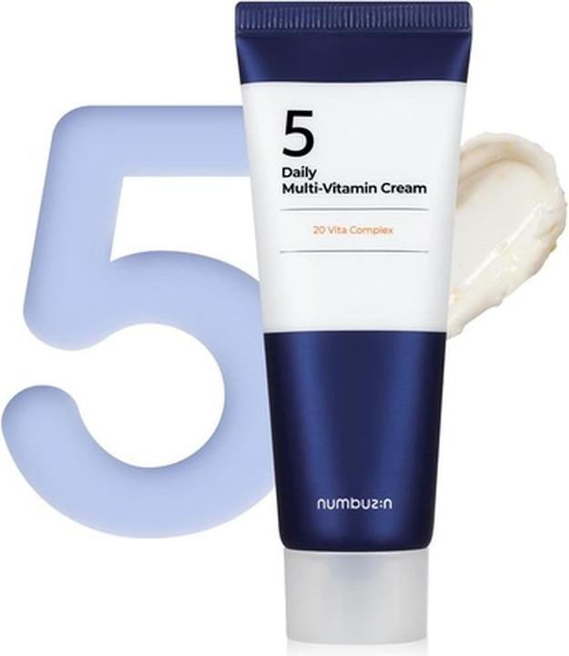 Actual product image Numbuzin No.5 Daily Multi-Vitamin Cream 2.02oz 60ml with Vitamin C and Panthenol (60 ml, Day cream)