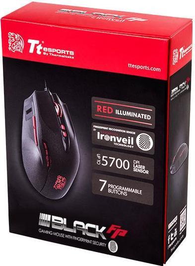 Actual product image Thermaltake TteSPORTS Mouse BLACK FP (Cable)