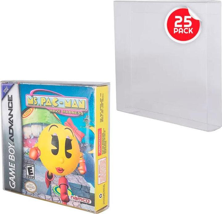 Actual product image Evoretro PET case 25-pack for Game Boy/GBA games