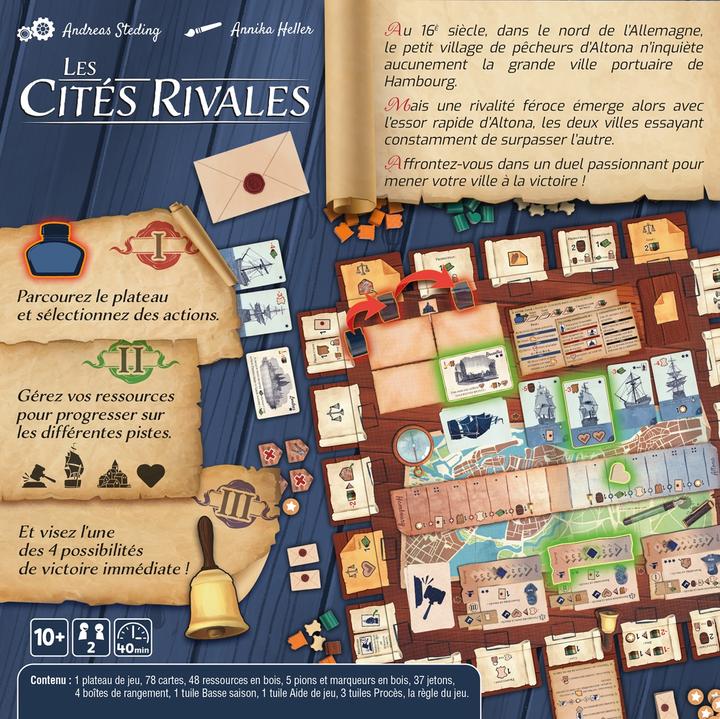 Actual product image Gigamic Les Cités Rivales (f) (French)