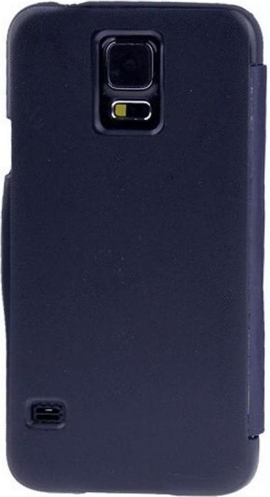 Produktbild König Design Handyhülle Tasche für Samsung Galaxy S5 / S5 Neo dunkelblau gebürstet (Samsung Galaxy S5)