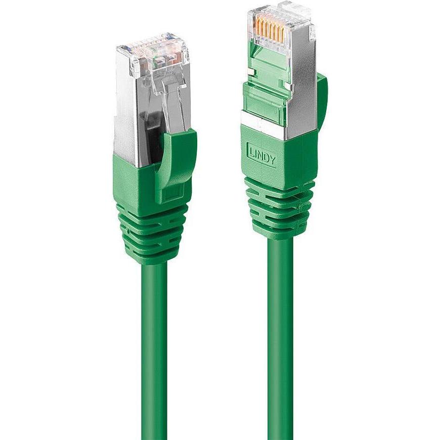 Lindy 1m Cat.6 S/FTP LSZH Netzwerkkabel, Grün RJ45-Stecker, 250MHz, Kupfer, 26AWG (S/FTP, CAT6, 1 m), Netzwerkkabel