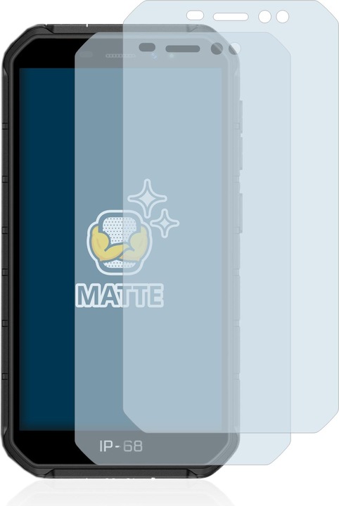 Actual product image BROTECT Anti-glare screen protector matt (2 Piece, Ulefone Armor X7 Pro)