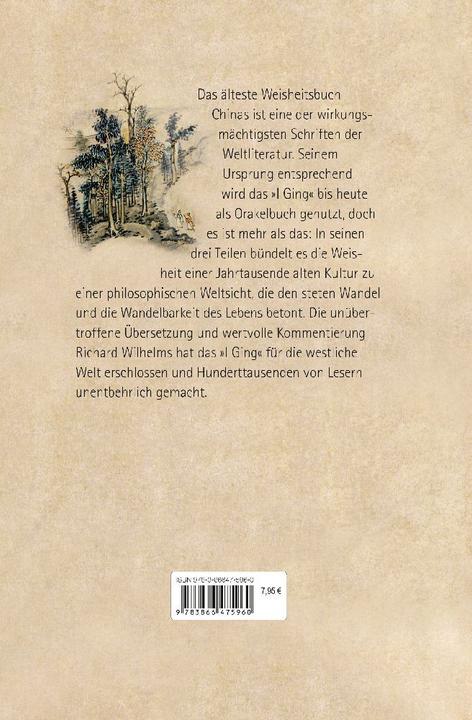 Actual product image I Ging. Das Buch der Wandlungen (German, Richard William, 2011)