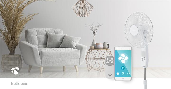 Actual product image Nedis SmartLife Fan | Wi-Fi | 400 mm | Adjustable