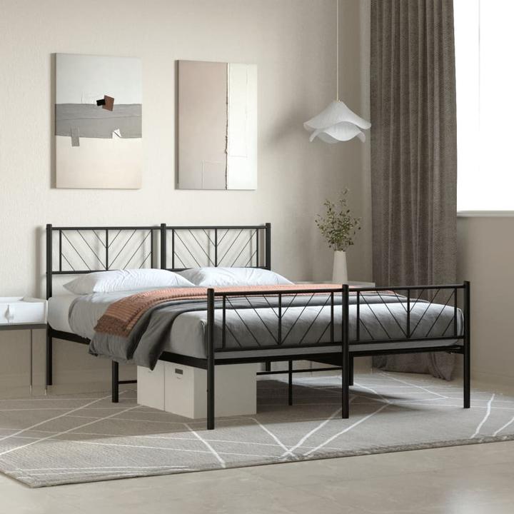Actual product image vidaXL Metall Bettgestell (135 x 190 cm)