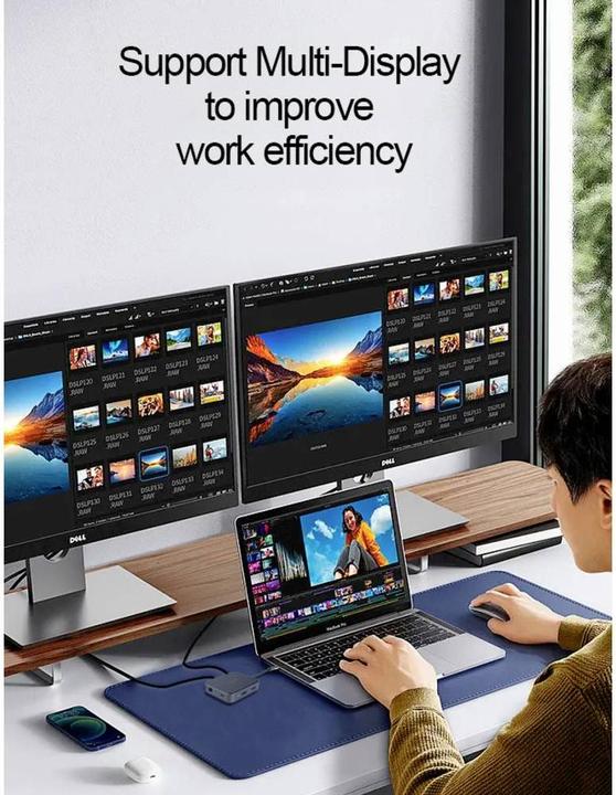 Actual product image Acer 7-in-1 USB 4 Dongle (USB-C, 7 ports)