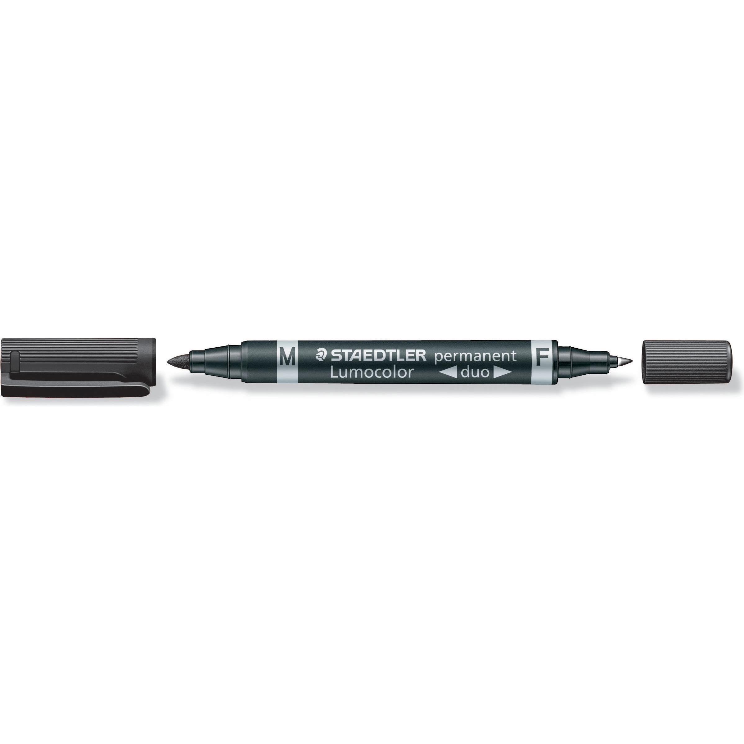 Staedtler, Marker, Lumocolor Duo 348 (Schwarz, 1.50 mm, 1 x)