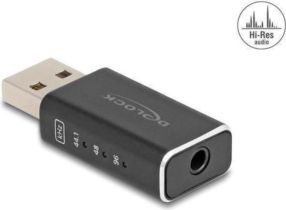Actual product image Delock USB Gaming DAC 24 Bit / 96 kHz High Res Audio (USB 2.0)