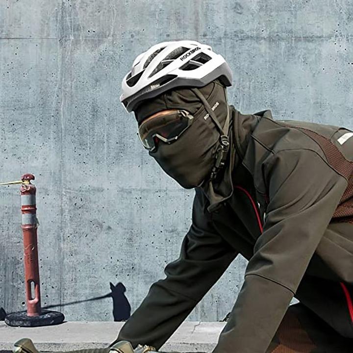 Actual product image Rockbros LF7345BK sports balaclava insulated - black