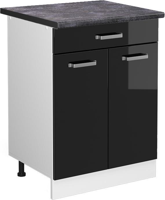 Anthrazit, Schwarz, Schwarz Hochglanz, Weiss