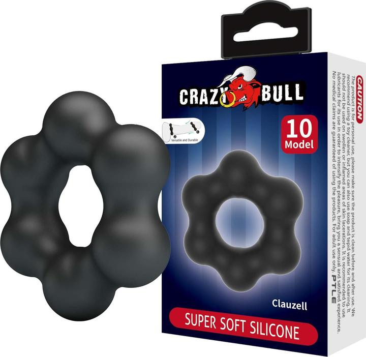Actual product image Crazy Bull Clauzell - Cock Ring - Modell 10 - Schwarz (2.20 cm)