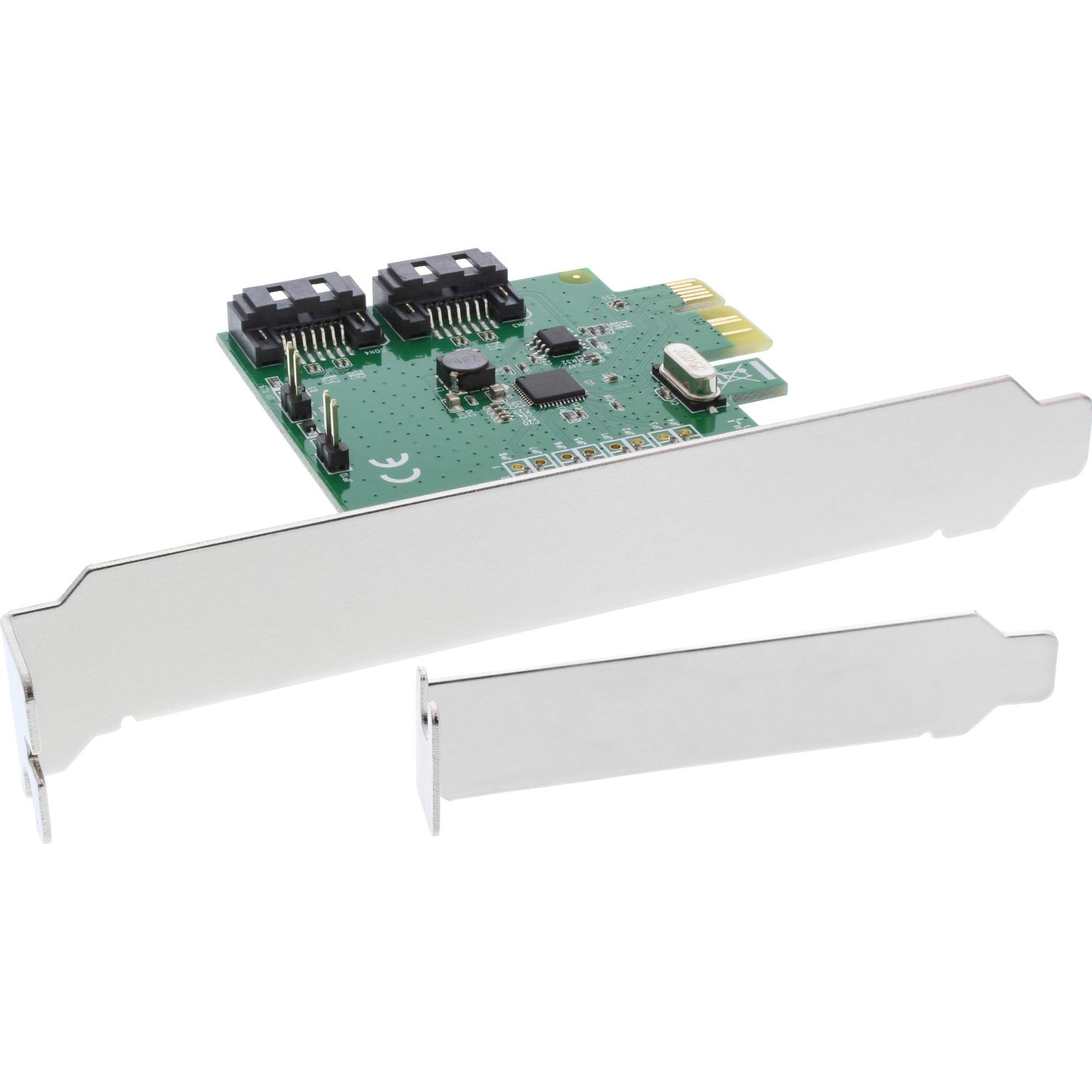 Thumbnail - InLine Schnittstellenkarte 2-fach SATA 6Gb/s x1 PCIe 2.0 RAID 0/1/SPAN, Storage Controller