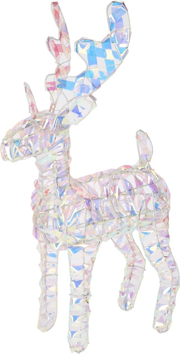Actual product image Mojawo LED reindeer 100 LEDs warm white Christmas lights indoor battery