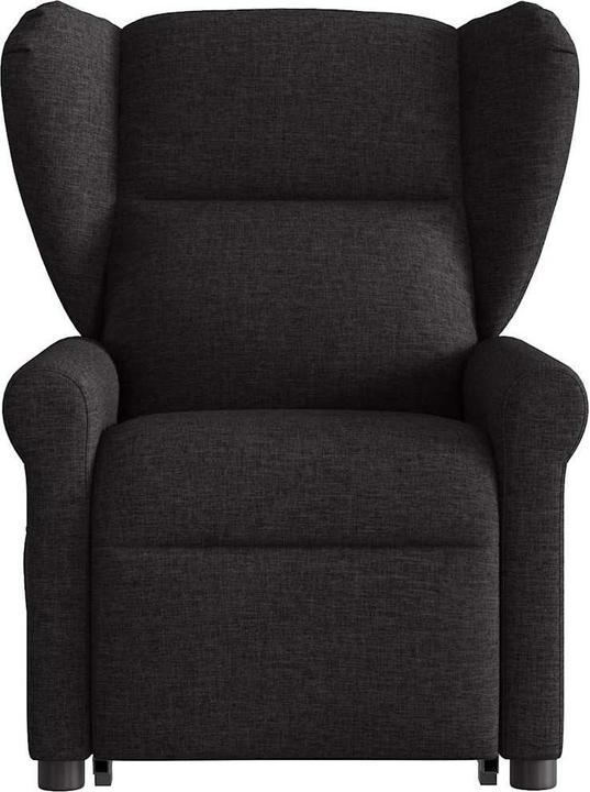 Actual product image VidaXL Electric massage chair with stand-up aid black fabric