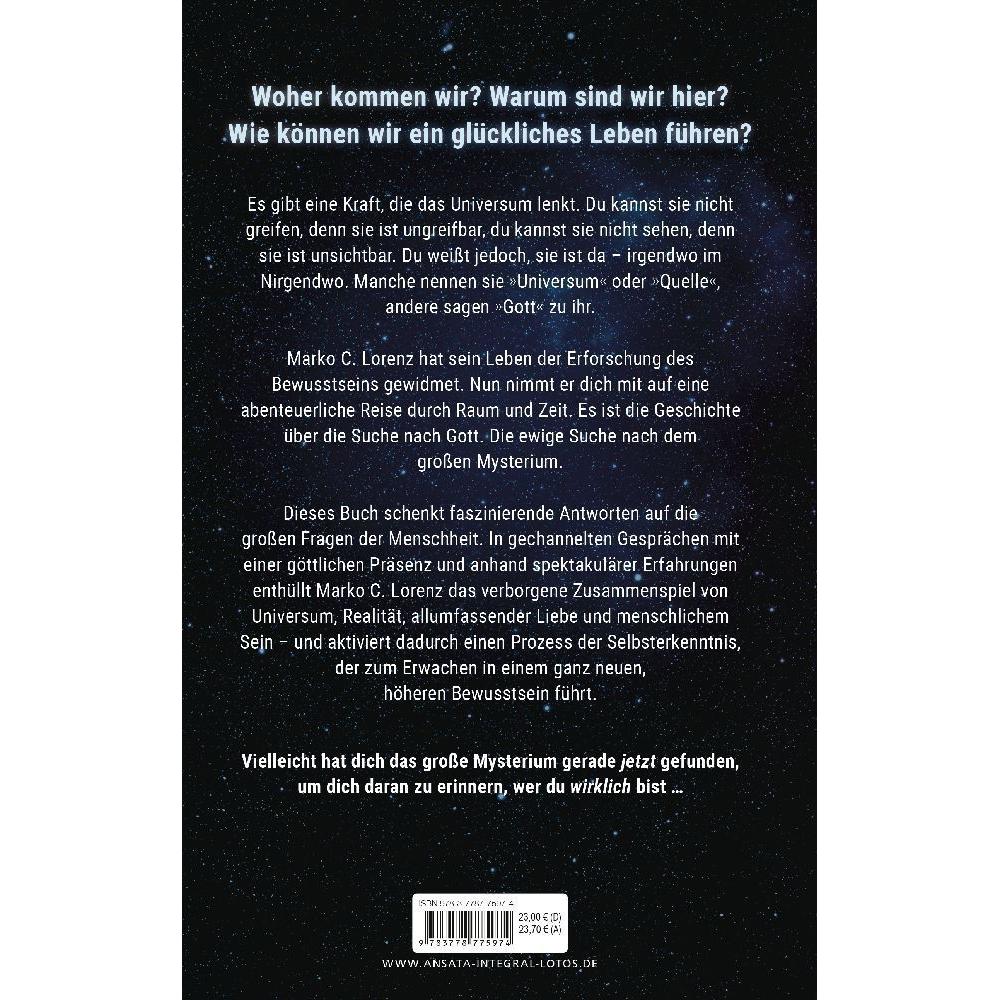 Thumbnail - Das grosse Mysterium, Ratgeber von Marko C. Lorenz