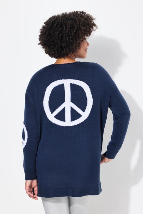 Actual product image Angel of Style Sweater with peace sign and long sleeves (58)