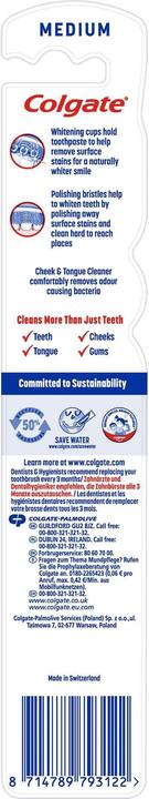 Produktbild Colgate Max White 360º One Toothbrush Medium (Mittel, 1 x)