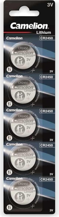 Produktbild Camelion Lithium (5 Stk., CR2450, 550 mAh)