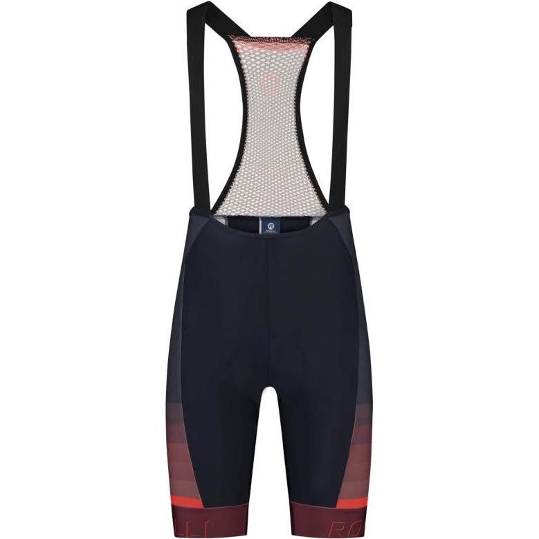 Rogelli, Uomini, Pantaloni da ciclismo, HERO II shorts black and burgundy 5XL (5XL), Rosso, Nero