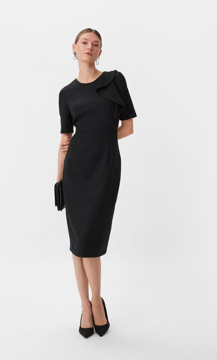 Image du produit Comma Kleid Kleid mit Volant-Detail (32)