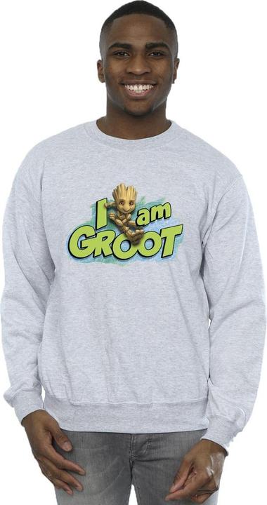 Image du produit - Sweat GUARDIANS OF THE GALAXY AM GROOT JUMPING - Homme (S)