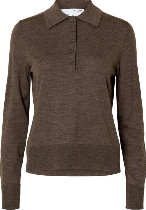 Produktbild Selected Femme Slfthea Ls Knit Merino Collar Neck Noos (XXL)