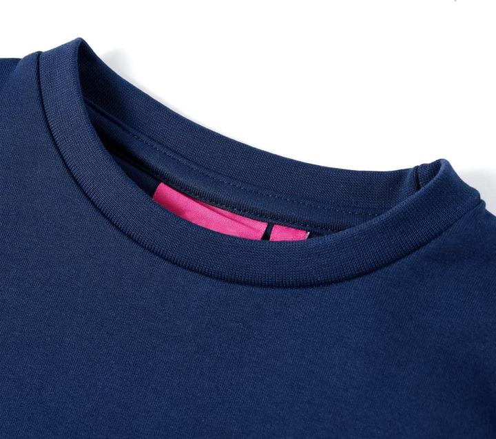Image du produit VidaXL Sweatshirt enfant bleu marine 128,Matière : 95% coton. 5 (128)