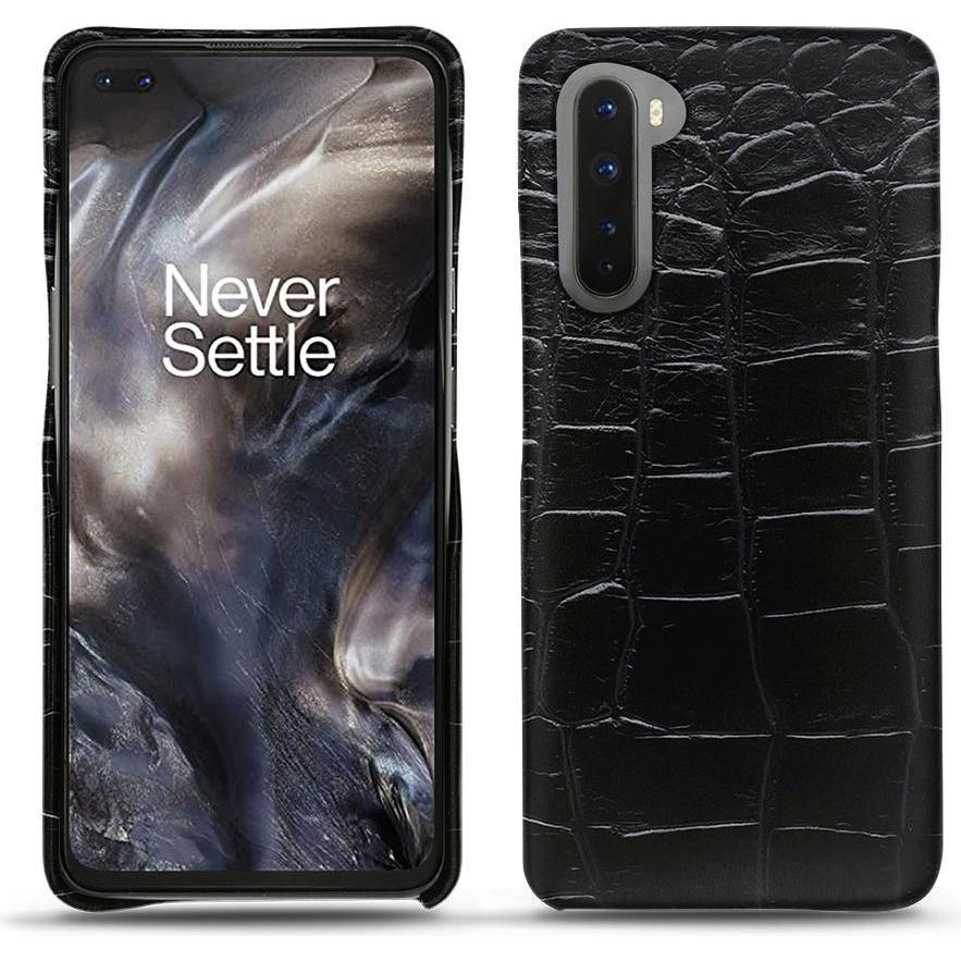 Noreve Lederschutzhülle (OnePlus X), Smartphone Hülle, Schwarz