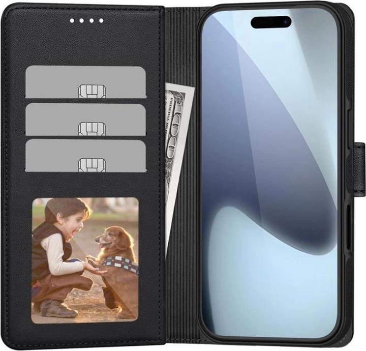 Actual product image Tech-Protect Wallet MagSafe Case für iPhone 17 Air - Mattschwarz (Apple iPhone 17 Pro)