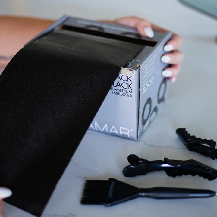 Produktbild Framar Embossed Roll Medium Back in Black 320 ft.