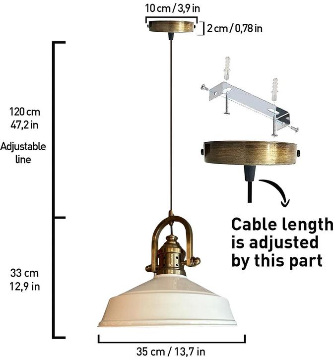 Productafbeelding Bamyum Asletl-35 Pendelleuchte Weiss (E27)