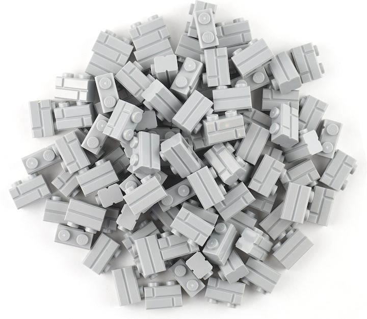 Image du produit LEGO Bricks Gris Clair 1x2 - Bricks Classic Basic - 98283 Pièces 250x (98283, LEGO Accessoires)