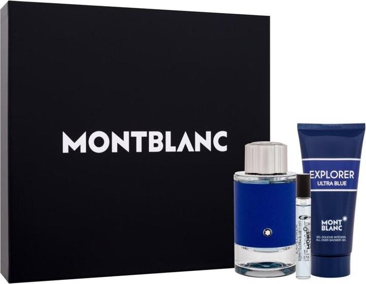 Actual product image Montblanc Explorer Ultra Blue Eau De Perfume Spray 100ml - Pack of 3 (Eau de parfum, 100 ml)
