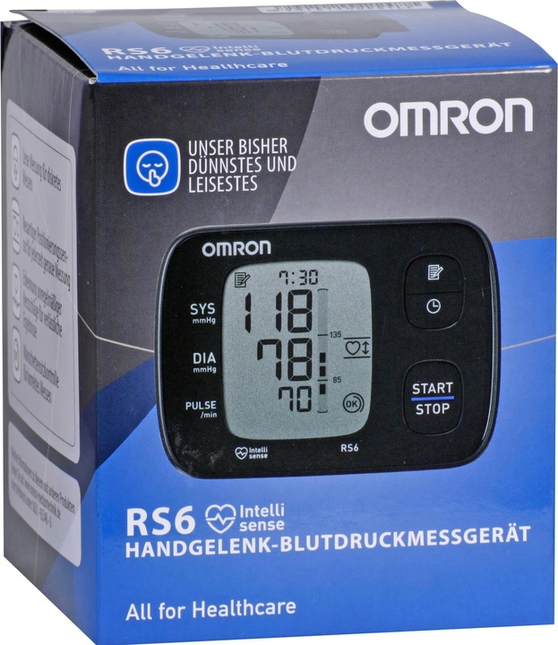 Actual product image Omron RS6 Wrist blood pressure monitor, 1 pc. Blood pressure monitor
