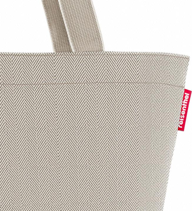 Actual product image reisenthel shopper M herringbone sand